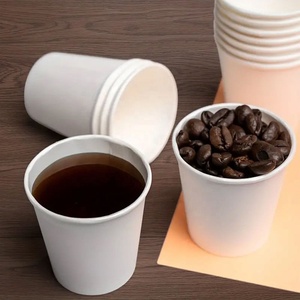 Paper <b>coffee</b> cup Customized Printed 8/10/12/16oz <b>Takeaway</b> Hot Beverage white Paper Cups manufacturer - Product Image 3