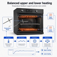 Sonde de température NTC pour four, contrôle précis de la cuisson et du grillage, contrôle indépendant supérieur/inférieur