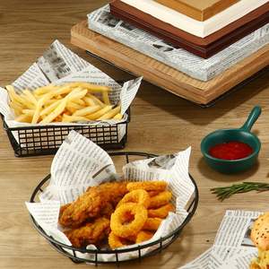 Papel de Embalaje para Sándwiches de Doble Cara Personalizado, Antigrasa y de Grado Alimenticio para Sushi, Pizza, Pan, Pollo Frito y Papas Fritas - Product Image 6