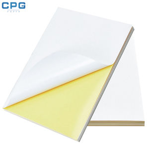 Papel Autoadhesivo sin Madera Personalizado OEM al por Mayor, Material de Etiqueta de Papel con Adhesivo Termofusible y Revestimiento de Glassine - Product Image 1