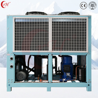 Système de refroidissement industriel à air comprimé pour lubrification, refroidisseur d'huile industriel 10HP, système de refroidissement hydraulique 380V avec ventilateur