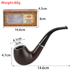 Pipa de Resina Portátil para Fumar Tabaco Yiwu Futeng al por Mayor, Set de Pipa de Mano Color Madera, Accesorios Personalizados para Fumar - Product Image 6