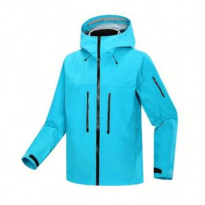 Design OEM Men's Outdoor Mountain Outdoor <b>Jacket</b> With Hood Waterproof Windproof Zipper <b>Jacket</b> Stand Outdoor <b>Jacket</b> - Product Image 2