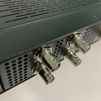 Codificador Modulador de 12 Canales HD SDI DVB-C/DVB-T RF/IP MPEG2/MPEG4 con Gestión Web-NMS para Transmisión de TV por Cable Digital