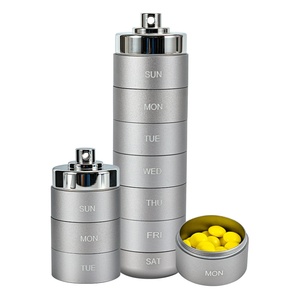 Dispenser di Medicinali Settimanale Mini, Promemoria per il Consumo dei Farmaci, Portatile, Durata 6 Mesi, Modello DQ-521 per Uso Sanitario - Product Image 5