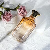 Flacon de parfum en verre de 100 ml, conteneur de parfum avec boîte cadeau, emballage personnalisé, vente en gros