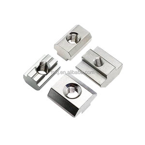 Accessoire 20 30 40 45 série acier inoxydable t fente rail écrou coulissant <span class=keywords><strong>goutte</strong></span> dans les écrous à ressort écrou à billes pour <span class=keywords><strong>profil</strong></span>é en aluminium - Product Image 3