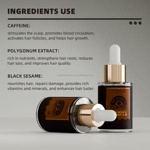 Nhãn Hiệu Riêng 100% Tự Nhiên Hữu Cơ Người Đàn Ông Phụ Nữ Chăm Sóc Da Đầu Giảm cân Sửa Chữa Mọc lại Caffeine Tăng Trưởng Tóc Dầu - Product Image 5