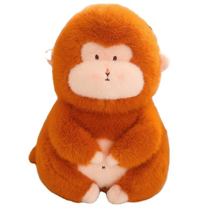 Lindo y cómodo tridimensional forma <span class=keywords><strong>mono</strong></span> <span class=keywords><strong>babuino</strong></span> animal peluche regalo de Navidad decoración del hogar - Product Image 1
