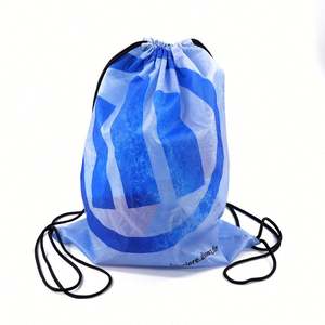 Eco-friendly Waterproof High Quality Custom 420D Polyester <b>Drawstring</b> <b>Backpack</b> Gym Bags String <b>Backpack</b> for Selling - Product Image 4
