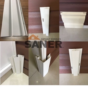 Nouvelle Arrivée Accessoires Blancs <span class=keywords><strong>PVC</strong></span> pour Usage Extérieur Revêtement Mural Extérieur en Vinyle pour Espagne et Canada - Product Image 2