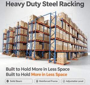 Heavy Duty Industrial Steel Garage Shelving Unit Pallet <b>Racking</b> Corrosion Protection for Workshop Warehouse Use Metal <b>Storage</b> - Product Image 2