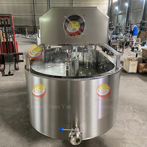 Tanque de Fermentación de Leche de 1000L, Acero SUS304, Calentamiento Eléctrico o a Vapor, Automático, para Queso, en Venta - Product Image 5