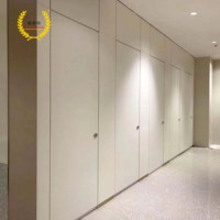 Panneaux alvéolés compacts au design moderne du sol au plafond cloisons de salle de bain faciles à nettoyer panneaux HPL cloisons de toilette