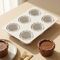 Nouveau moule en silicone rond en dentelle 2026 pour gâteaux, chocolats, gelées et puddings, de qualité alimentaire, pour ustensiles de cuisine domestiques