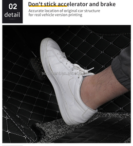 เสื่อรถ7D สำหรับฟอร์ดฟิวชั่นหนังสองชั้นอุปกรณ์ตกแต่งรถยนต์ - Product Image 3