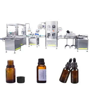 Exclusive new products mini bottle filling machine nail polish/nail gel linear automatic filling capping liquid machine