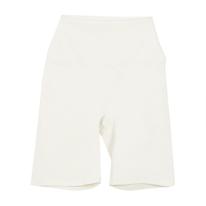 Shorts de yoga taille haute avec poches arrière, taille élastique, coupe slim, pantalon de course, motif uni, sans coutures latérales - Product Image 6
