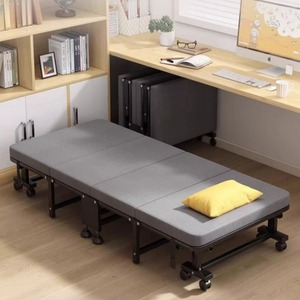 <span class=keywords><strong>Lit</strong></span> de camping d'extérieur pour <span class=keywords><strong>une</strong></span> <span class=keywords><strong>personne</strong></span>, <span class=keywords><strong>lit</strong></span> pliant avec cadre métallique, design minimaliste, <span class=keywords><strong>lit</strong></span> de repos de bureau, petit <span class=keywords><strong>lit</strong></span> - Product Image 5