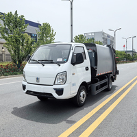 Camion Compacteur de Déchets Électrique 4CBM Prix Usine - Compression Bidirectionnelle & Fonctionnement Silencieux Contrôleur CAN-Bus Dédié