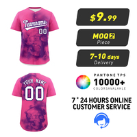 Jersey Baseball Streetwear Custom Seri Phantom Skull, Seragam Tim Grosir, Sublimasi, MOQ Rendah, Desain Gratis, Kaos Hip Hop Pria