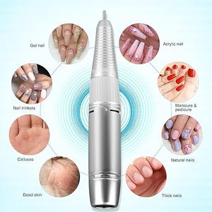<b>Nail</b> Drill Machine Parts 30000RPM Removable 2-claw Plug Handle Wire for Portable <b>Nail</b> Drill - Product Image 6