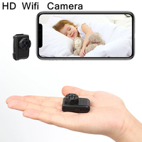 1080P Mini Cámara Reloj HD Despertador WIFI Cámara doméstica con visión nocturna Detección de movimiento