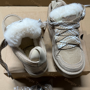 Botas de Nieve de Alta Calidad para Hombre, Zapatos Casuales para Mujer, Botas de Nieve con Plataforma de Invierno, Diseño Clásico de Marca, Botas de Cuero con Peluche - Product Image 4