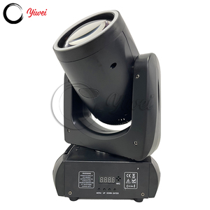 Testa Mobile LED Beam 200 con Gobo in Vetro, Piastra Arcobaleno, Prisma Effetto Rugiada, Compatto per DJ, Discoteche, Concerti, Eventi, Illuminazione da Palco - Product Image 1