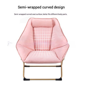 <span class=keywords><strong>Silla</strong></span> <span class=keywords><strong>reclinable</strong></span> plegable moderna con <span class=keywords><strong>forro</strong></span> de patas de metal para muebles de sala de estar de ocio de oficina en casa - Product Image 3