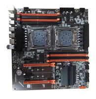 F8D X99 Dual LGA 2011-3 E5 V3 Prosesor CPU DDR4-REG Multi PCIe M.2 NVMe Server