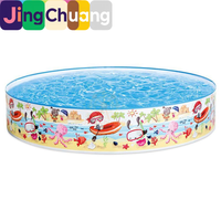 Piscine familiale rigide JingChuang56451, petit bassin pour enfants, étang à poissons
