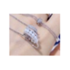 Collar con colgante de perlas de agua dulce de Plata de Ley 925 para mujer de moda con zirconia cúbica chapado en rodio a la moda - Product Image 1