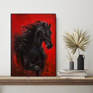 Tableaux décoratifs modernes, affiches <span class=keywords><strong>et</strong></span> impressions d'animaux en <span class=keywords><strong>noir</strong></span> <span class=keywords><strong>et</strong></span> <span class=keywords><strong>blanc</strong></span>, peintures murales grand format sur toile représentant des chevaux - Product Image 5