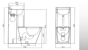 Toilette et lavabo combinés au <span class=keywords><strong>sol</strong></span> en acier inoxydable résistant au vandalisme de conception moderne pour prisons - Product Image 6