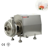 Pompe centrifuge sanitaire hygiénique basse pression de lait et d'eaux usées pour le traitement liquide