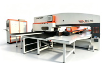 Máquina Punzonadora CNC Servo para Paneles de Acero Laminado en Caliente de 59*98 Pulgadas, 380V 55kW con Torreta Portaherramientas