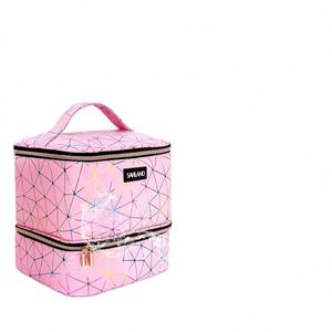 Free Sample Cosmetic <b>Bags</b> Nail Tools Nail Polish Storage Double Layer Waterproof <b>Make</b> <b>up</b> <b>Bag</b> for Women Portable Makeup <b>Bag</b> - Product Image 1