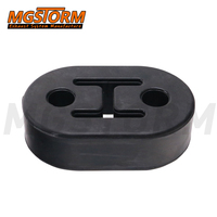 Support d'échappement en caoutchouc PU 74x48mm avec 2 trous
