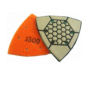 Tampons de polissage à sec triangulaires 50-3000 #   Pour pierre, marbre et <span class=keywords><strong>verre</strong></span> - Product Image 6