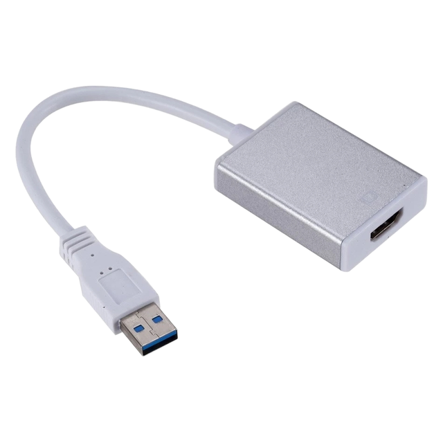 High Quality USB 3.0 Male to HDMI Adapter  PVC Converter TV 1080P HDTV Monitor Computer Projector