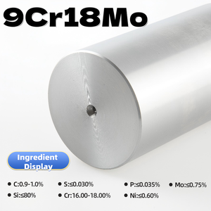 מוט פלדה מסגסוגת 9Cr18Mo סיטונאי, מוט פלדת יציקה 440C, טכניקת משיכה קרה, תקן ASTM, עיבוד פלדת תבניות, כיפוף וריתוך - Product Image 2