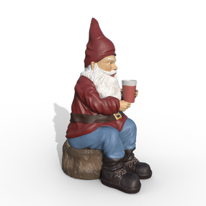OEM新デザイン卸売カスタムガーデンノームデコレーション樹脂製エルフ飲むフィギュア樹脂製ノームフィギュア - Product Image 2