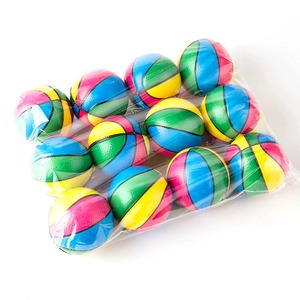 Pallone da Basket Antistress in Schiuma PU da 6CM con Logo Personalizzato, <span class=keywords><strong>Tre</strong></span> Colori, Giocattolo Promozionale per Alleviare lo Stress - Product Image 2