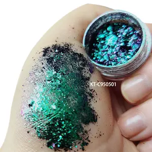 Kolortek Chameleon Multicromático Glitter Sombra Em Pó Cromo Flocos Pigmento para Maquiagem