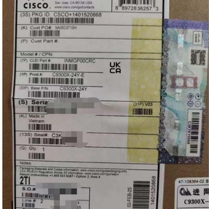 C9300X-24Y-E ของแท้ใหม่ Cisco Catalyst 9300X ซีรีส์ สวิตช์เครือข่ายแบบจัดการ 24 พอร์ต 25G SFP28 รุ่น C9300X-24Y-E จัดส่งรวดเร็ว - Product Image 1