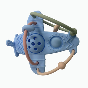 Sucette en forme d'avion personnalisée, en silicone souple, jouet de dentition non toxique <span class=keywords><strong>pour</strong></span> bébé <span class=keywords><strong>pour</strong></span> <span class=keywords><strong>soulager</strong></span> la douleur de la dentition - Product Image 1