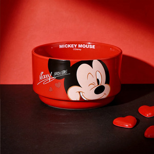 Juego de Regalo de 4 Tazones de Cerámica con Dibujos Animados, Aptos para Microondas, Lindos Tazones de Porcelana de <span class=keywords><strong>Mickey</strong></span> y Zootopia, Vajilla en Caja de Regalo - Product Image 6