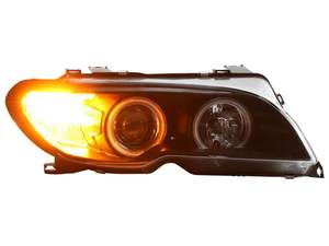 Faro delantero LED modificado de iluminación automática de alta calidad para <span class=keywords><strong>BMW</strong></span> <span class=keywords><strong>E46</strong></span> dos puertas 2003-2005 bombilla Original con xenón - Product Image 3