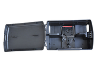 Station d'appât pour rats durable, noire, écologique, imperméable, réutilisable, design solide, boîte de piège à rongeurs, contrôle sûr en intérieur et en extérieur